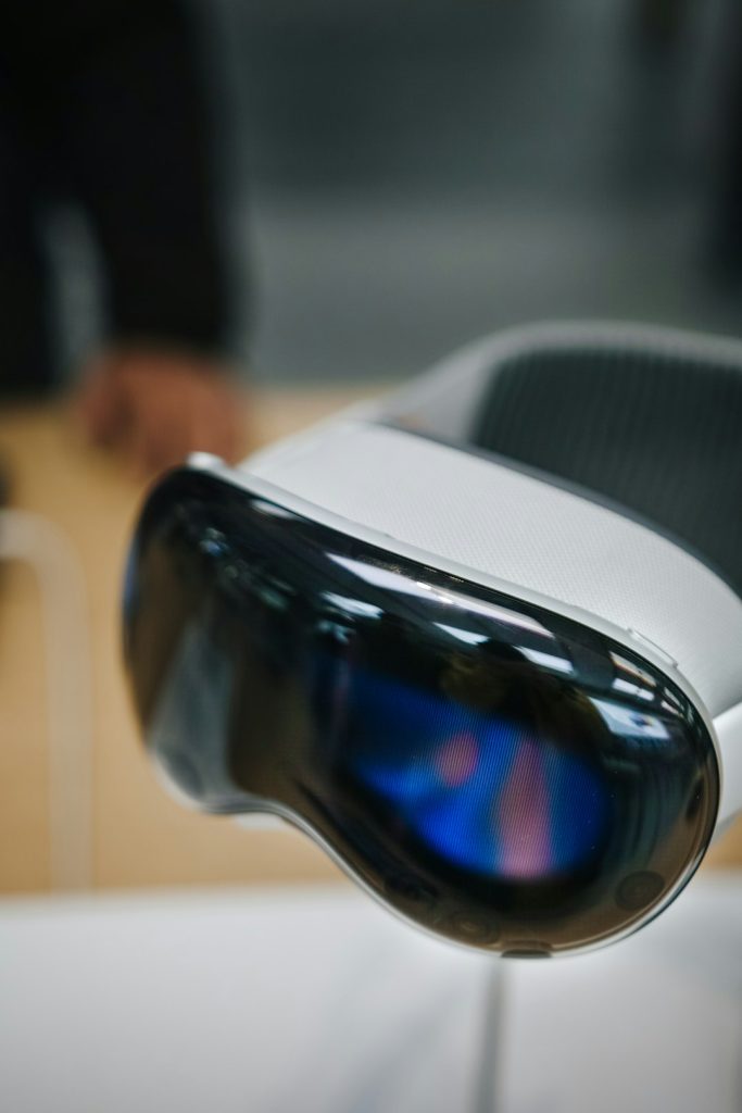 📸 Photo of the new Apple Vision Pro on a blurred background